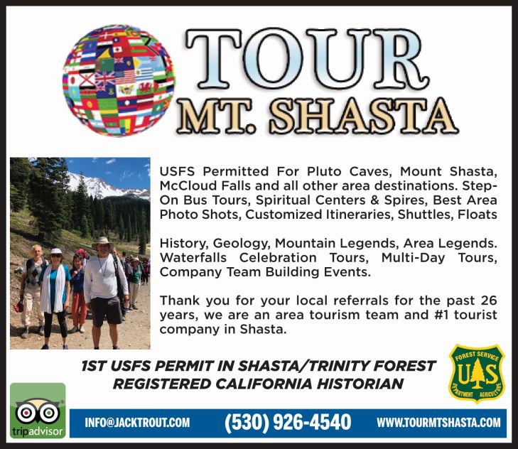 Tour Mt Shasta news
